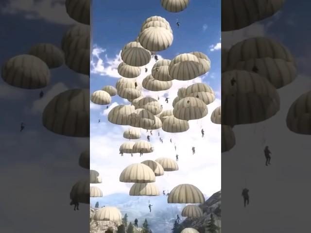 Curious? Watch 64 Players Parachute in Battlefield
