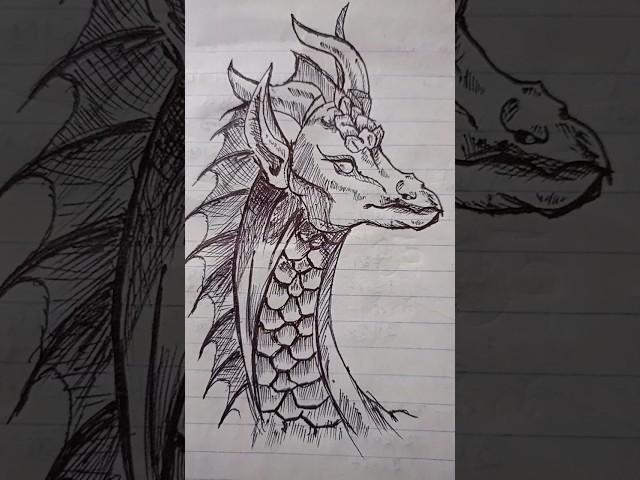 Dragon sketching #pendrawing