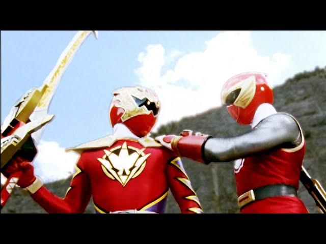 Ninja Storm Team Up! | Power Rangers Dino Thunder | Power Rangers Official