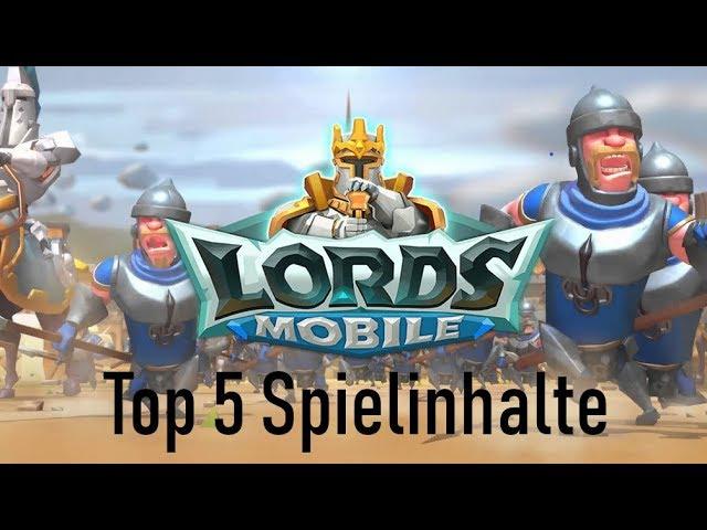 Lords Mobile deutsch [Die fünf besten Spielinhalte in Lords Mobile! + Gewinnspiel]