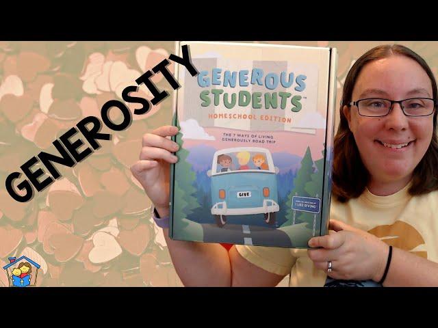 Teach Biblical Generosity in Your Homeschool with Generous Family