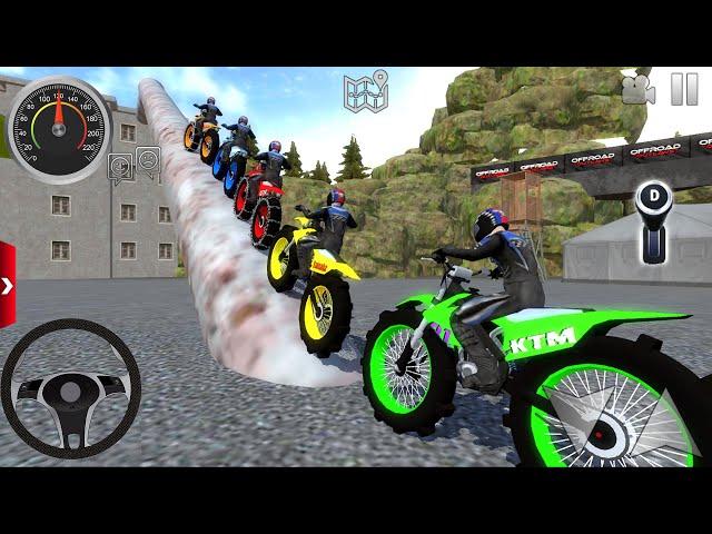 Juego de Motos - Extrema de Motocicletas #1 Offroad Outlaws Android / IOS gameplay FHD