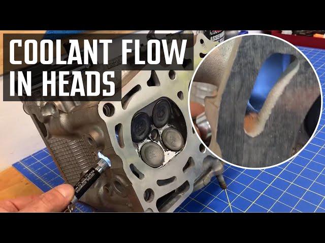 Coolant Flow in Subaru EJ-Series Heads