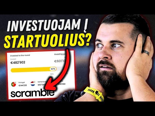 Pasyvios pajamos iš STARTUOLIŲ? | Scramble platformos apžvalga