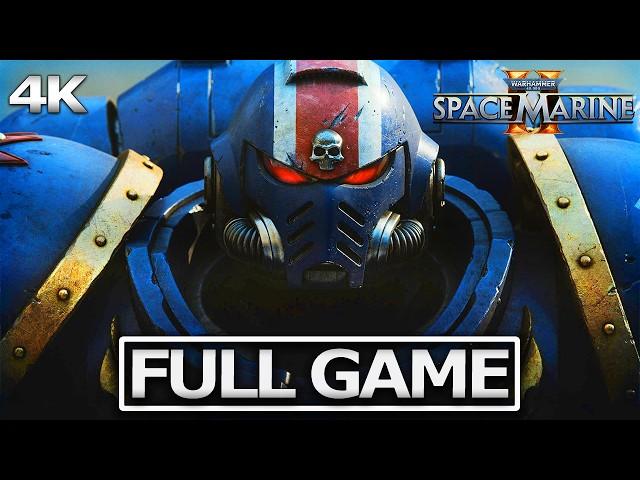 WARHAMMER 40K: SPACE MARINE 2 Full Gameplay Walkthrough / No Commentary【FULL GAME】4K 60FPS Ultra HD