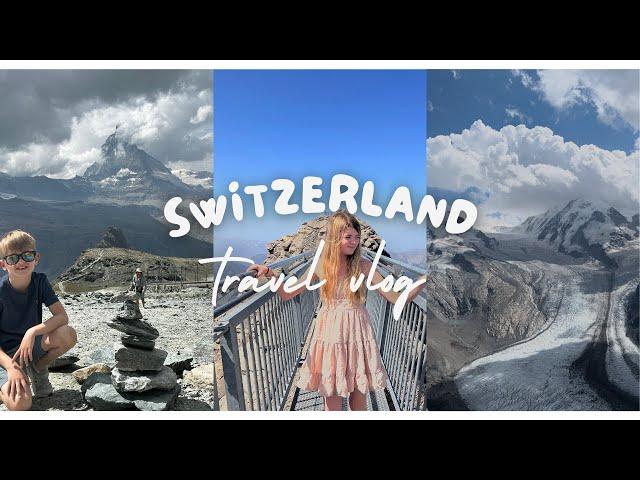 Switzerland Travel VlogEp 1 Visiting Glacier 3000, Zermatt & The Matterhorn