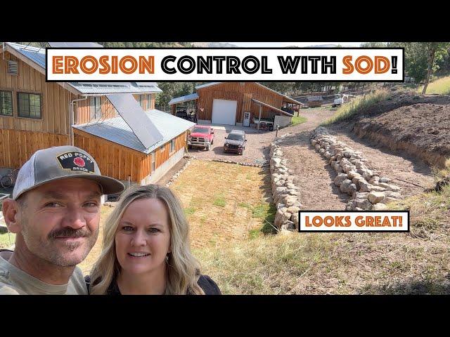 #749 - Erosion Control Around Our Mountainside Home... More Sod???