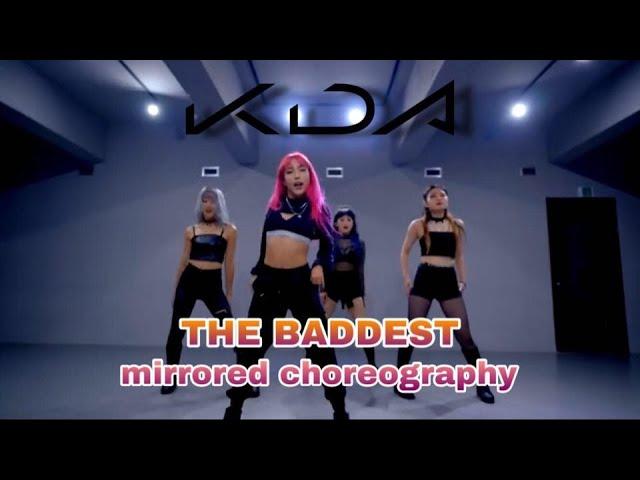 K/DA - THE BADDEST (mirrored choreography)