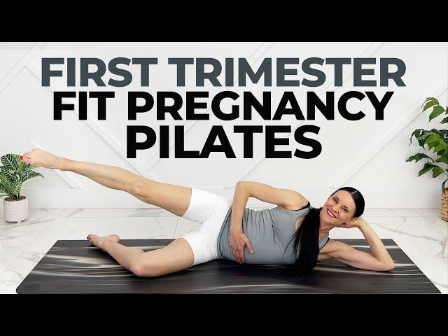 Prenatal Pilates For First Trimesters (20-Min Pregnancy Pilates) Safe For All Trimesters