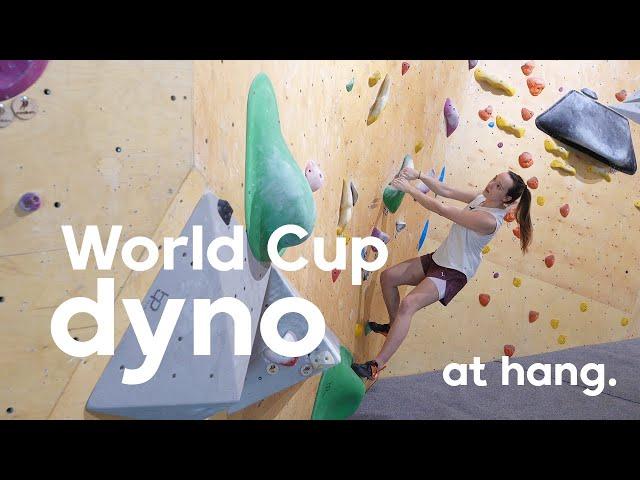 Can Louis Parkinson help me on a Bouldering World Cup Dyno?