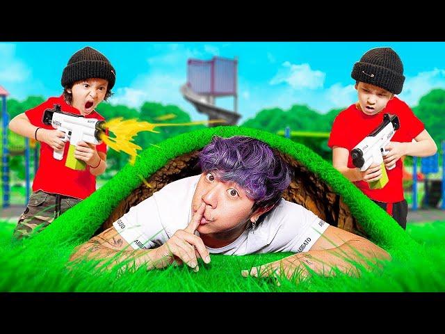 EXTREME Hide And Seek... PAINT EDITION!! | The Shluv Family