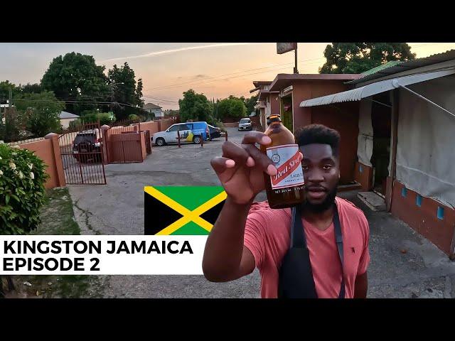 Walking The Streets of Kingston Jamaica  Looking for Food (Is It Safe)