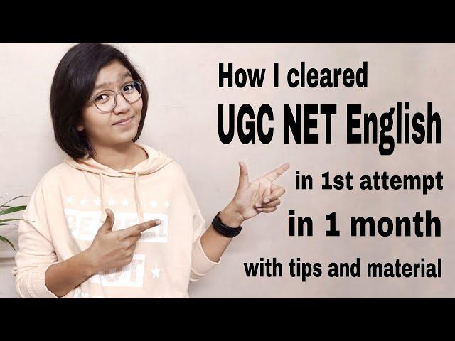 How I cleared NTA UGC NET in my 1st Attempt in 1 month I English literature I Luna Joy