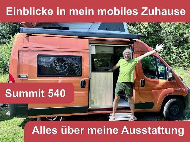 Einblicke in mein mobiles Zuhause - Pössl Summit 540 - Meine Ausstattung und Tipps