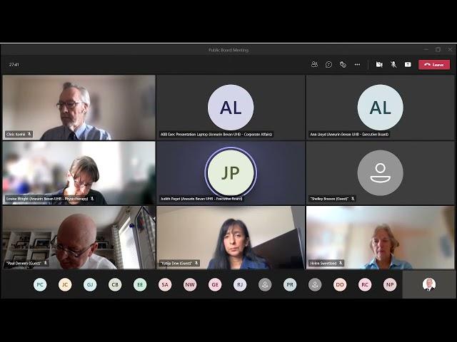 Aneurin Bevan UHB - March 2021 Public Board