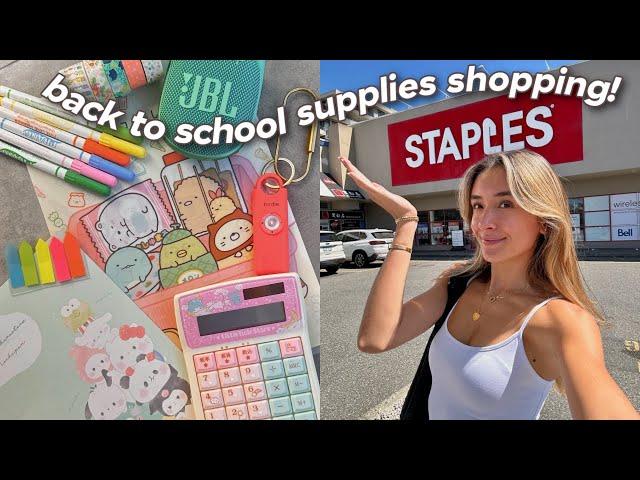 BACK TO SCHOOL SUPPLIES SHOPPING 2024! college shopping 