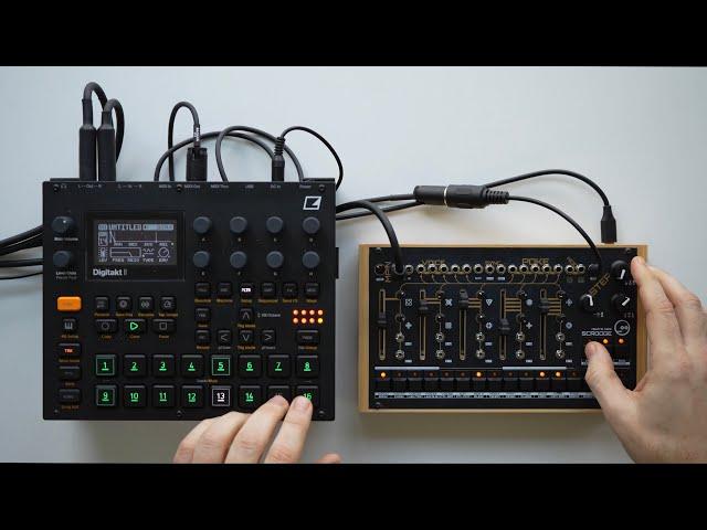 Neutral Labs Scrooge and Digitakt II - live electronic  performance