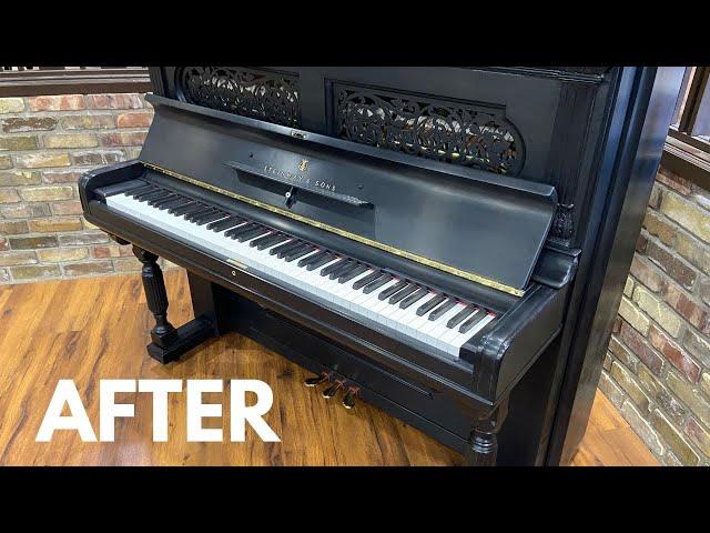 Massive Restoration: Antique Steinway Brought Back to Life!!!