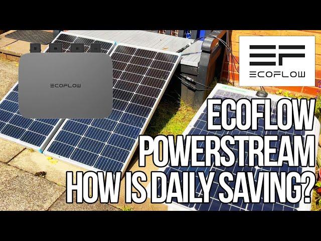 EcoFlow PowerStream UK: How much money can you save on electricity bills with solar panels on a day?