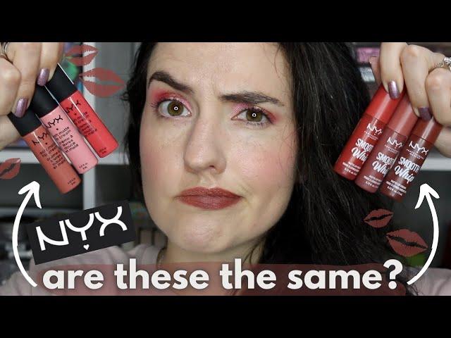 NEW NYX Smooth Whip Matte Lip Creams | Lip Swatches of ALL 12 Shades + Comparison to Soft Matte Lip