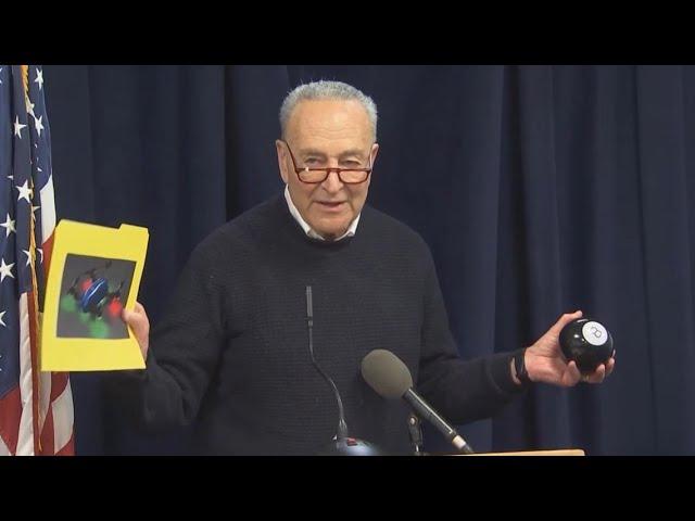 Chuck Schumer on New Jersey drone sightings (Pt 2)