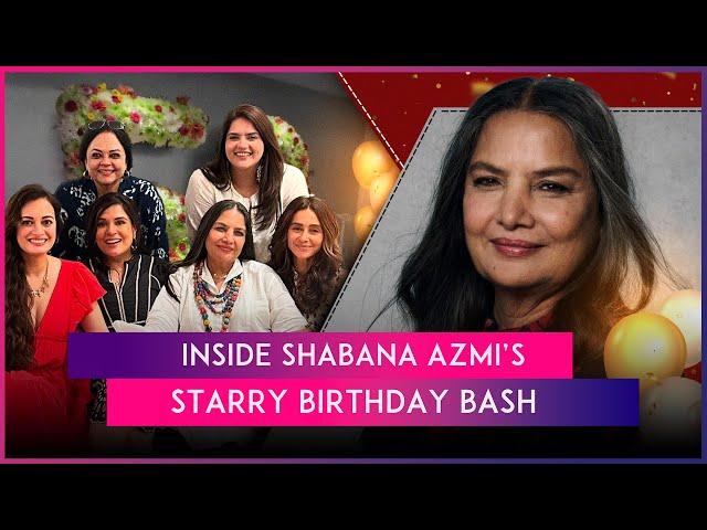 Shabana Azmi Celebrates 74th Birthday With Farah Khan, Vidya Balan & Others; See Inside Videos