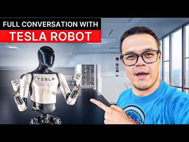 Tesla Robots: I have a full Conversation with a Robot