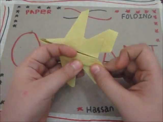 Origami F-14 Tomcat Michael G. La Fosse (Time Lapse)