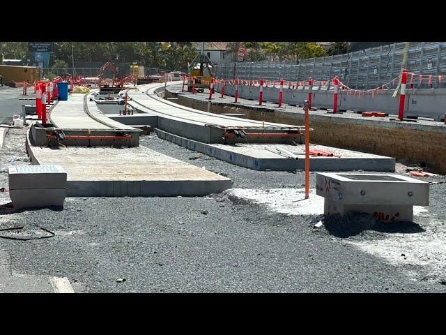 Gold Coast LIght Rail Stage 3 Extension progress