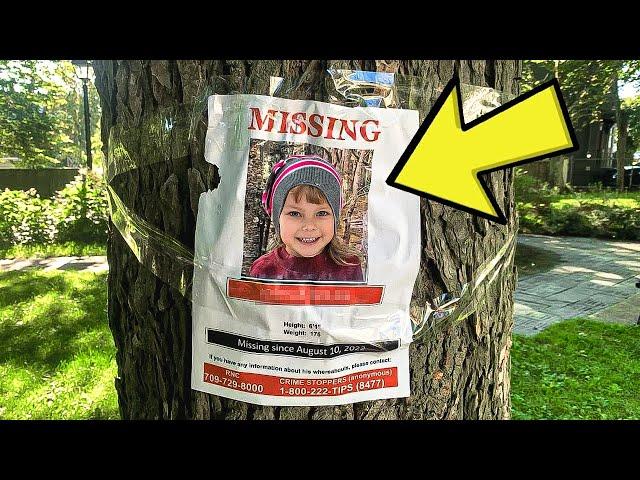 Girl Sees Herself On Missing Persons Poster, She Turns Pale After Realizing What Happened