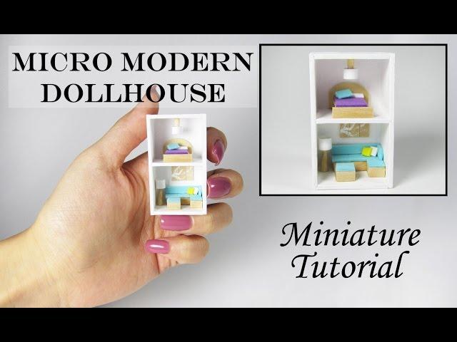 Micro Modern Dollhouse Tutorial