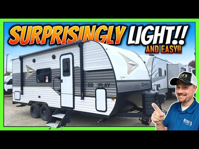 SO EASY with NO Slide & Under 25ft TOTAL! 2024 Go Play 20MB Travel Trailer by Wayfinder RV