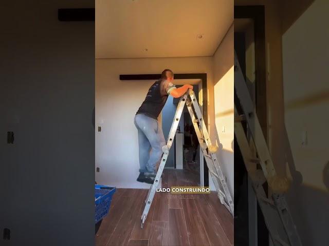 DIÁRIO DE OBRA DE UM CASAL PARTE 1, CASA MODERNA, INSTALANDO PORTA, DIY #shorts