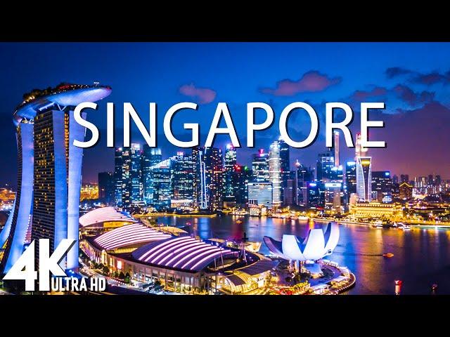 Singapore 4K - Relaxing Music Along With Beautiful Nature Videos - 4K Video Ultra HD