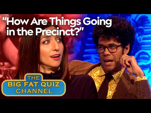 Richard Ayoade's American Accent Wows Chelsea Peretti | Big Fat Quiz