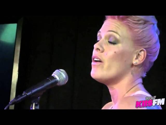 102 7 KIIS FM  Pink  Who Knew  Live Acoustic