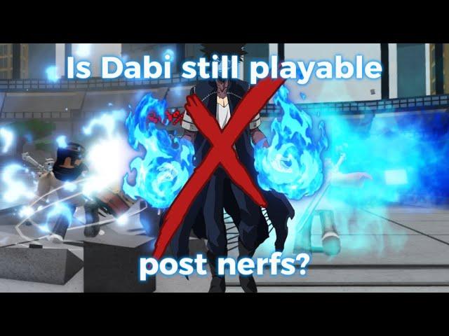 Dabi got Fatally Nerfed... | Heroes Battlegrounds