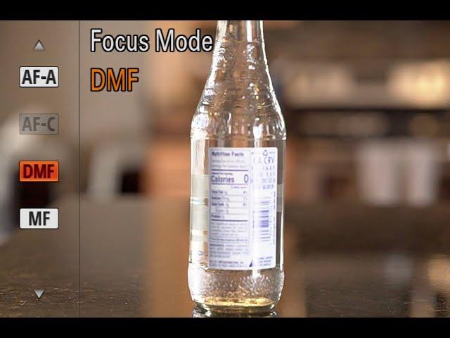 Using Sony's DMF for better focus.