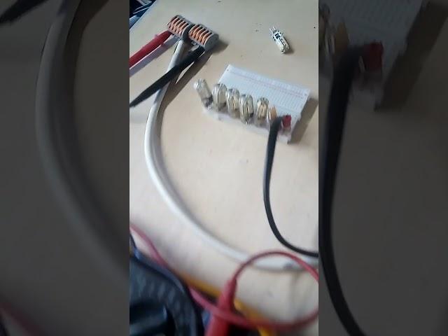 Washing machine Motor as a Generator. Test 005a Air (Show Wiring)