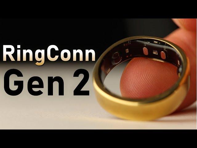 RingConn Gen 2: First Smart Ring w/ Sleep Apnea Monitoring & 10 - 12 Days Battery Life