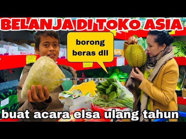 BELANJA DI SUPERMARKET ASIA BUAT PERSIAPAN ULANG TAHUN ELSA ( SUPER KOMPLIT)