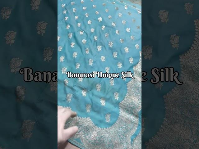 Banarasi mushroo silk handwoven saree  #saree #banarasisaree #silksaree #weaves #banarasi