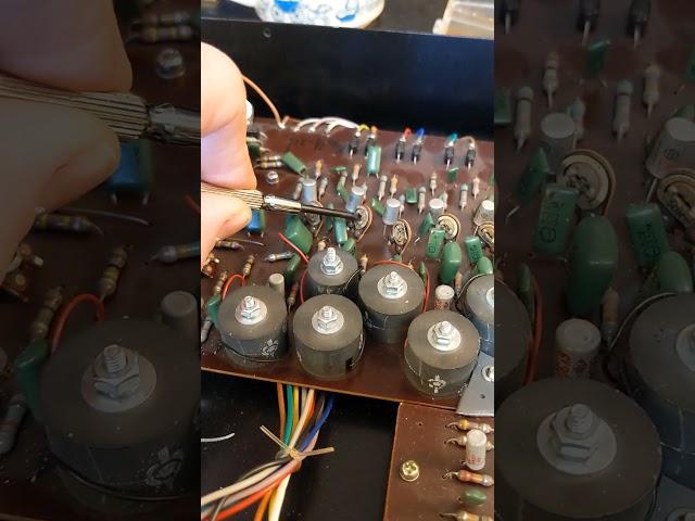 Calibrating a vintage analog drum machine. #drummachine