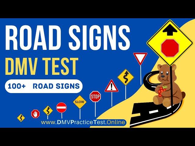 DMV Road Signs Test - Road Signs Permit Test 2024