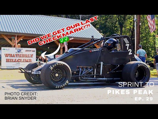 Sprint to Pikes Peak Ep. 29