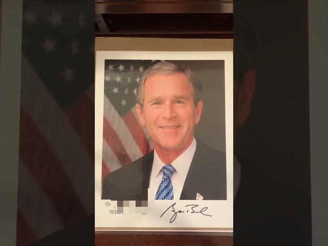 How to get a president’s autograph for FREE #autographs #free #easy #president #georgewbush #ttm