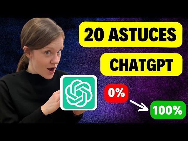 20 ASTUCES pour être dans le top 1% de ChatGPT