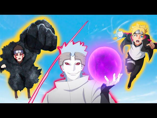 Boruto and Shinki VS Urashiki Otsutsuki | Full Fight