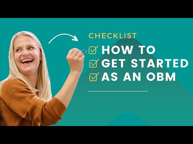 How to Get Started as an Online Business Manager: A Handy OBM Checklist