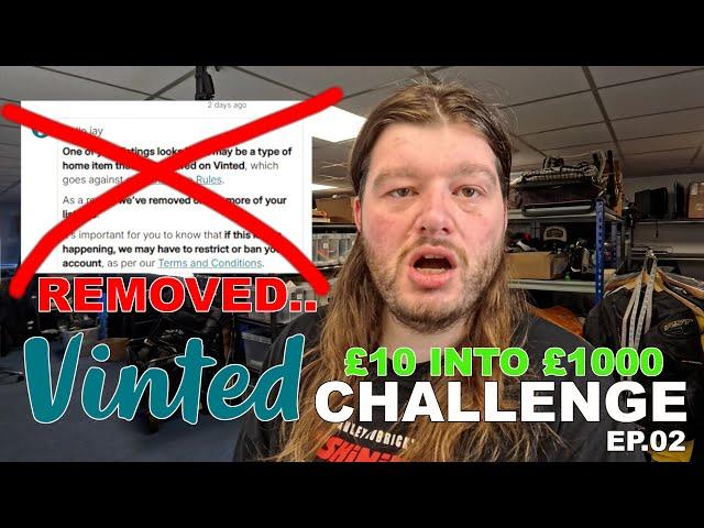 £10 Into £1000 Vinted Challenge : Listing REMOVED.. EP.02